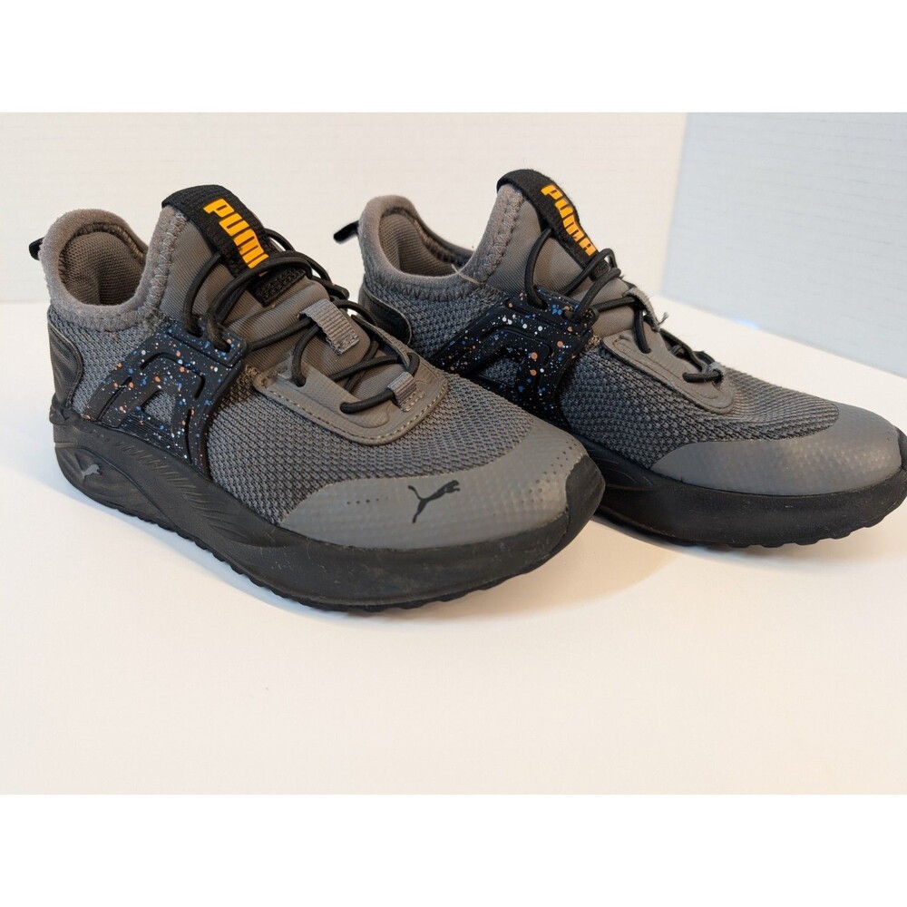 Puma Kids Pacer Future Doubleknit Running Size 13C Blck/Gray - Picture 5 of 9